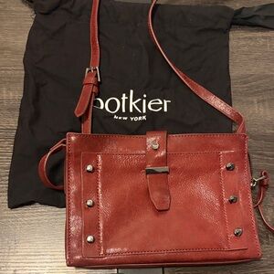 Botkier Burgundy Leather Shoulder Bag